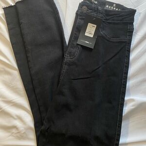 Fashion Nova Black She Bad Skinny Jeans Sleek Fit SIZE 9